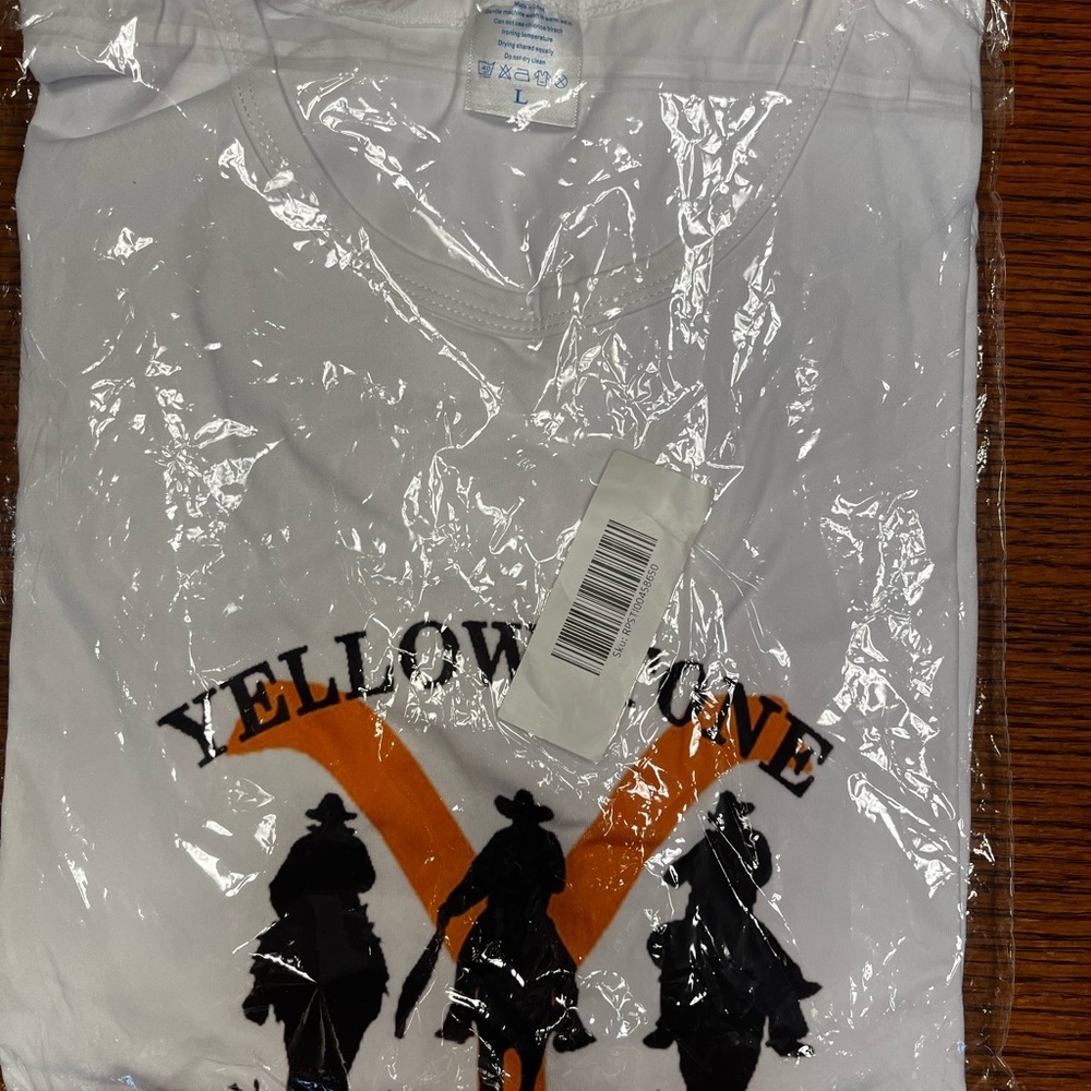 White Graphic T-Shirt - Yellowstone TV show Design